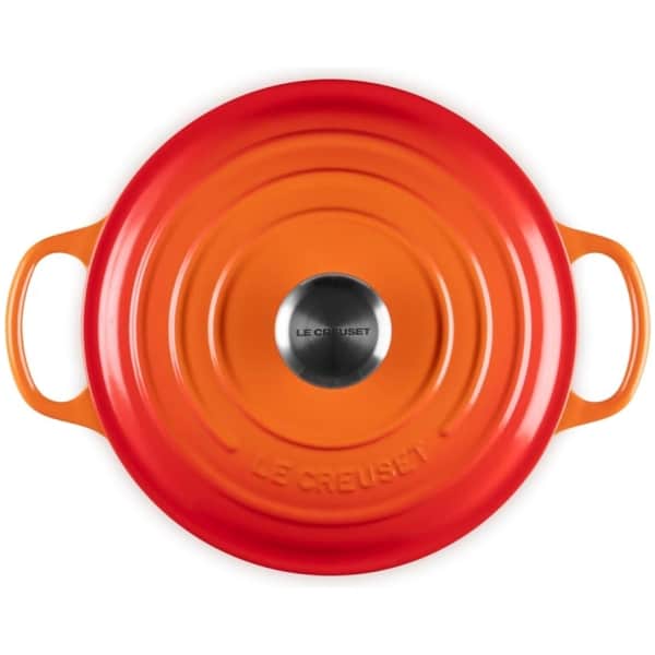 Le Creuset litinový hrnec povrch