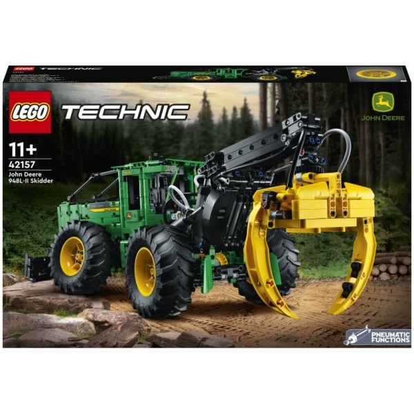 Detailní prvky LEGO Technic Lesní traktor John Deere 948L-II