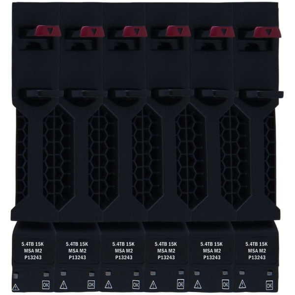 Diskový balík HPE MSA 5.4TB SAS 15K SFF M2 6pk HDD