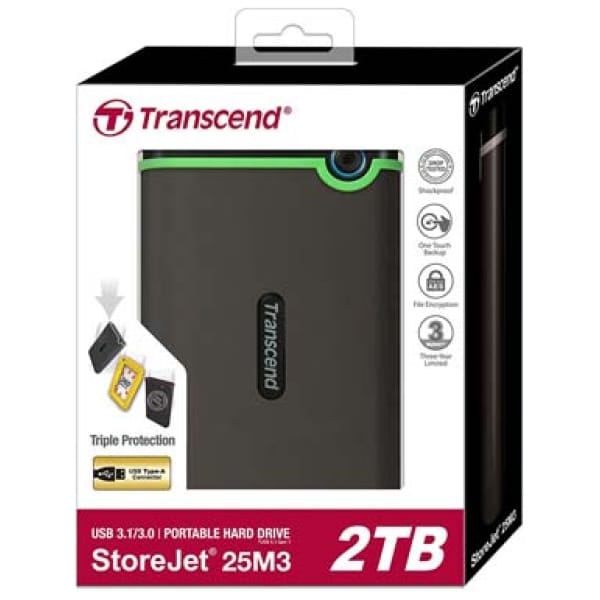 Funkčnost disku Transcend StoreJet 25M3S