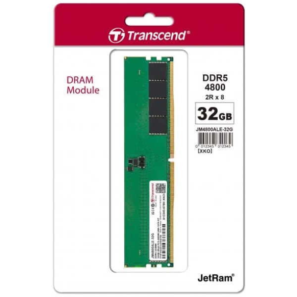 Transcend DIMM DDR5 32GB 4800MHz