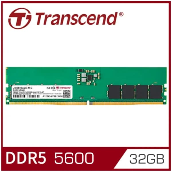 Transcend paměťový modul 32GB DDR5 5600 U-DIMM