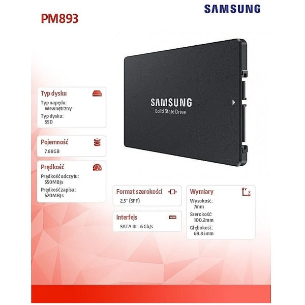 Samsung PM893 Design