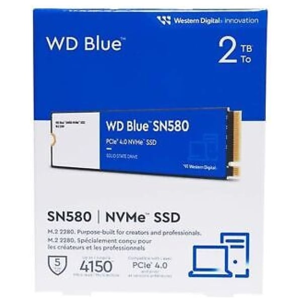 WD Blue SN580 2 TB SSD Advantages