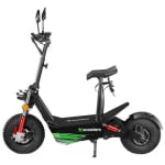 Elektrická kolobežka X-Scooters XR04-čierna-zboku