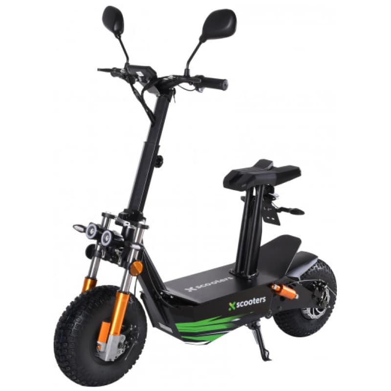 Elektrická kolobežka X-Scooters XR04-čierna-spredu-3