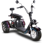 Elektrická Harley kolobežka CityCoco SC09-blesky-zboku-2
