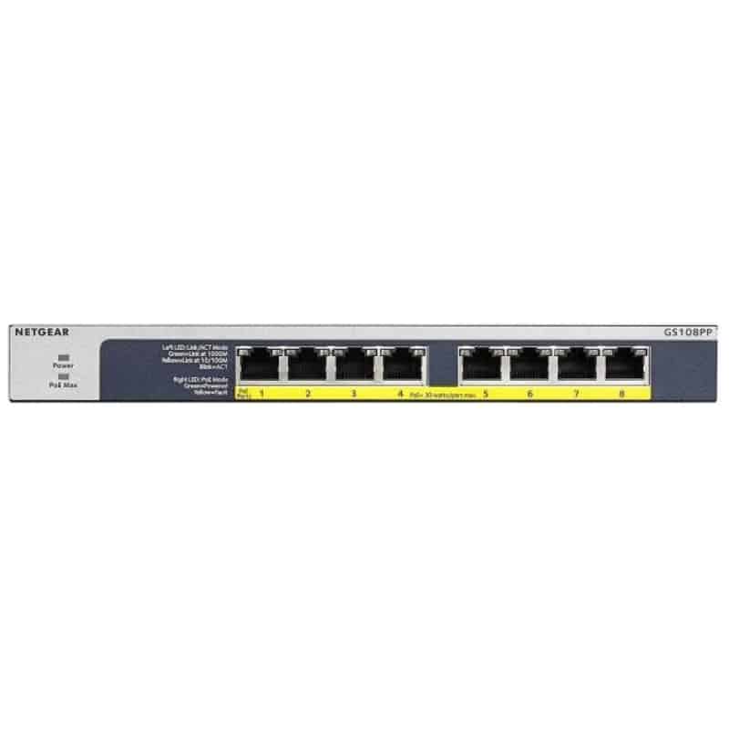 ethernetovy prepinac netgear gs108pp 100eus 6d9cf6