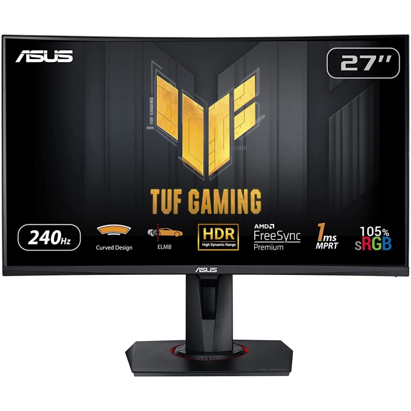 lcd monitor asus tuf gaming vg27vqm 54c790