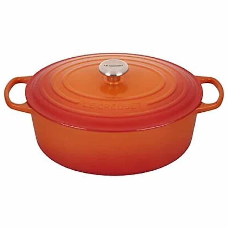 liatinovy ovalny hrniec s pokrievkou le creuset 33 cm 75 l 260d33