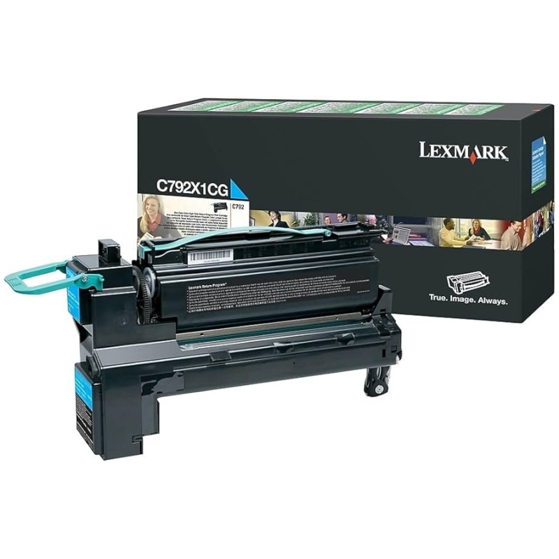 toner lexmark c792x1cg azurovy a66357