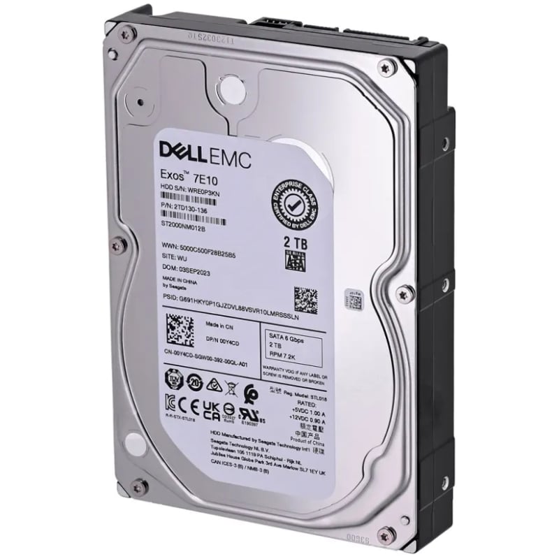 pevny disk dell 2tb hdd 3 5 sata 7200 rpm 098fba